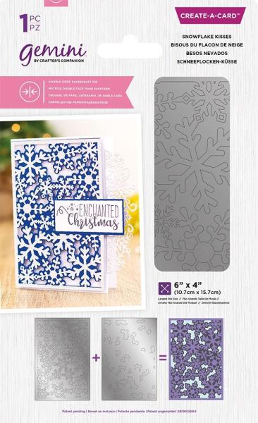 Gemini  Snowflake Kisses  Double-Sided Die - doppelseitige Stanze Schneeflocken