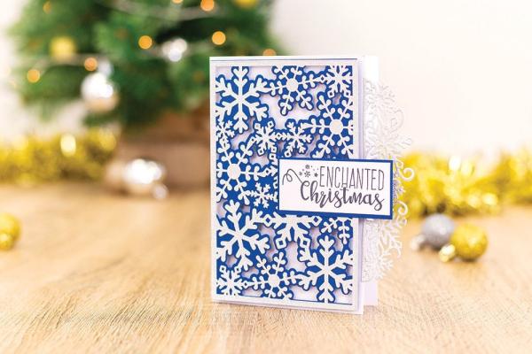 Gemini  Snowflake Kisses  Double-Sided Die - doppelseitige Stanze Schneeflocken