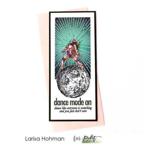 Picket Fence Studios Dance Mode On Clear Stamps 