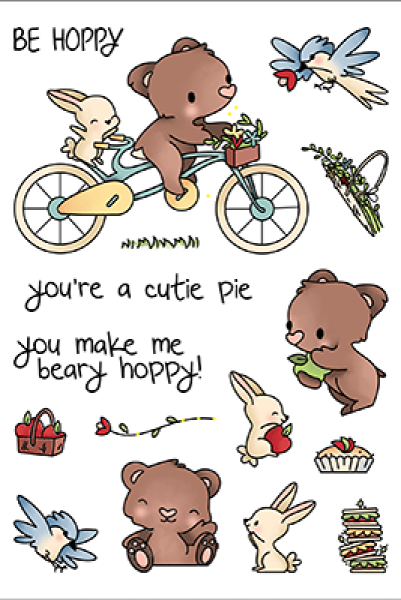 LDRS-Creative Beary Hoppy Clear Stamps