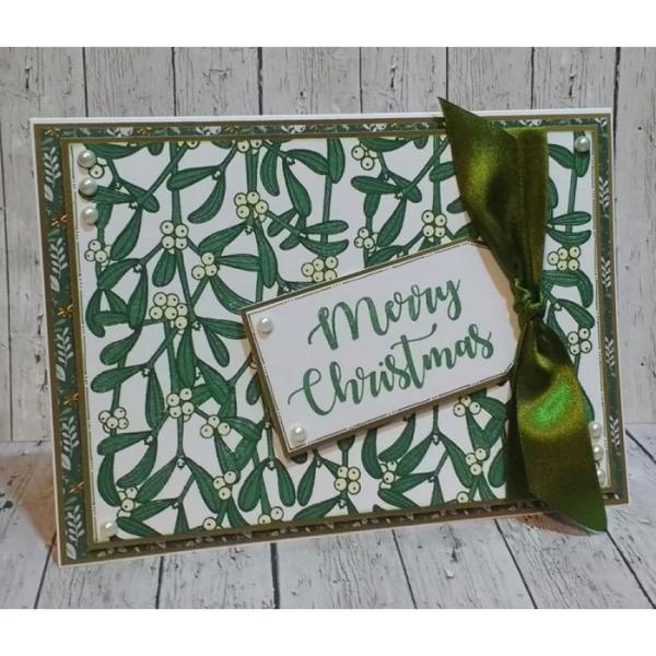 Crafters Companion - Mistletoe Moments  - Clear Stamps Layering - 3D Effekt-Stempel