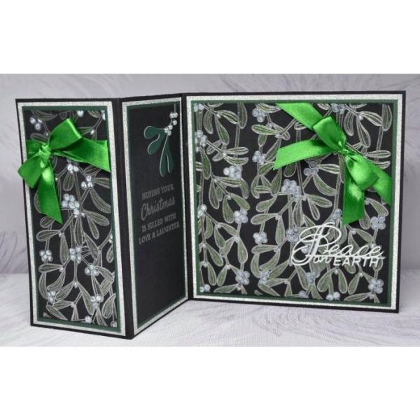 Crafters Companion - Mistletoe Moments  - Clear Stamps Layering - 3D Effekt-Stempel