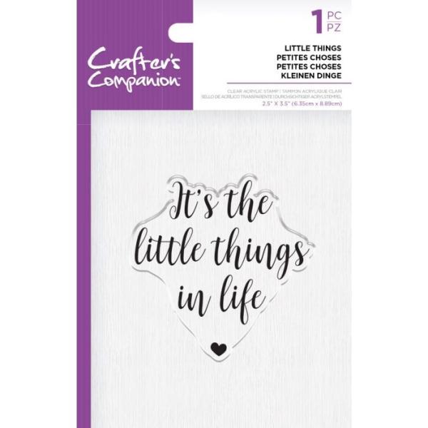 Crafters Companion - Little Things  - Clear Stamps