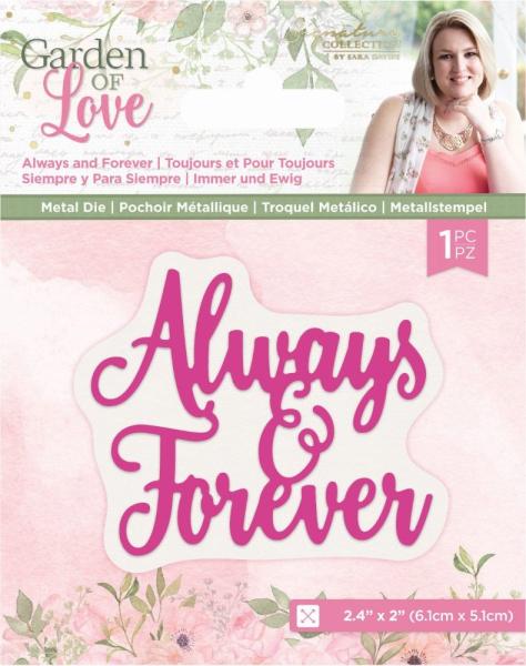 Crafters Companion - Garden of Love Always and Forever Dies  - Stanze