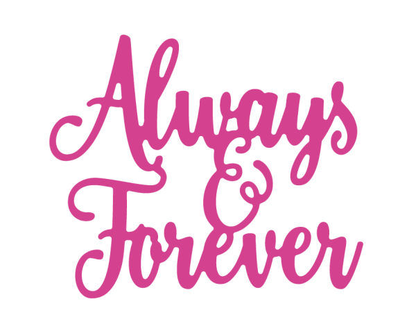 Crafters Companion - Garden of Love Always and Forever Dies  - Stanze