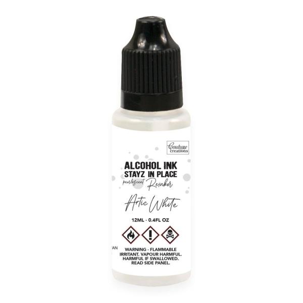 Couture Creations Stayz in Place Alcohol Ink  Pearlescent - Nachfüller Perlglanz Artic White