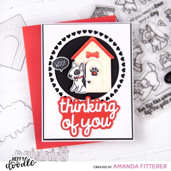 Heffy Doodle Who Let the Dogs Out   Clear Stamps - Stempel 