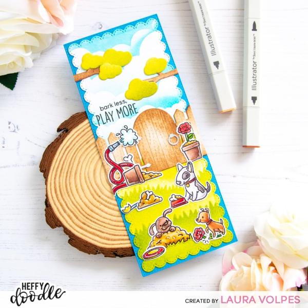 Heffy Doodle Who Let the Dogs Out   Clear Stamps - Stempel 
