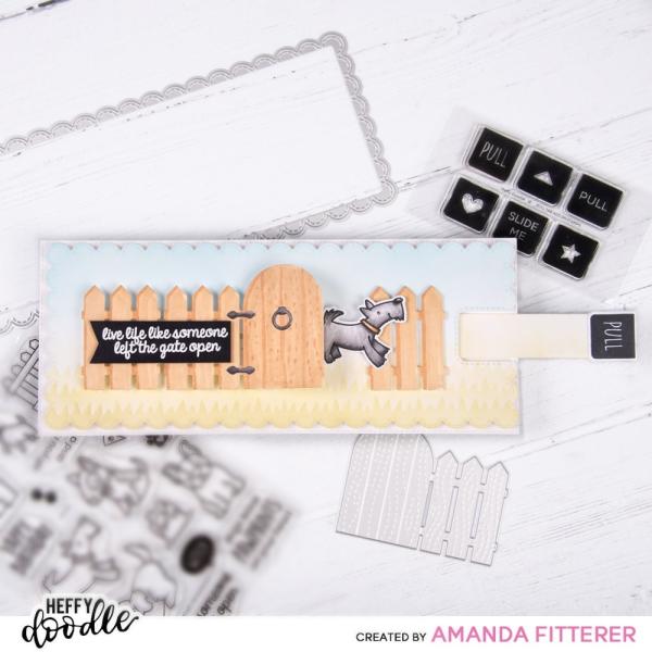 Heffy Doodle Who Let the Dogs Out   Clear Stamps - Stempel 