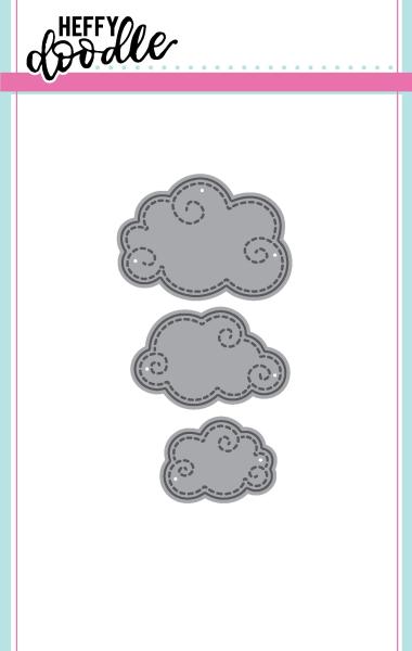 Heffy Doodle Swirly Clouds  Cutting Dies - Stanze  