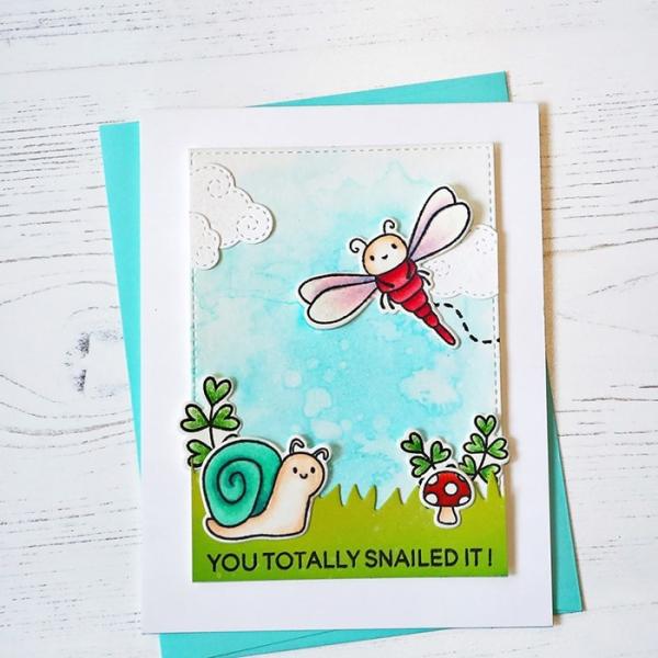 Heffy Doodle Grassy Lass Border  Cutting Dies - Stanze  