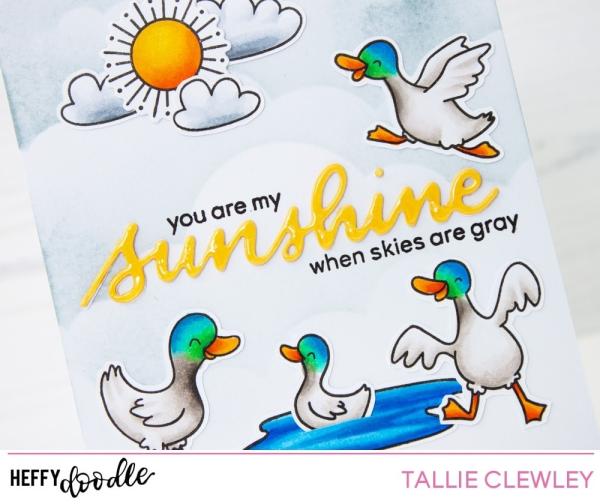 Heffy Doodle Sunshine  Cutting Dies - Stanze  