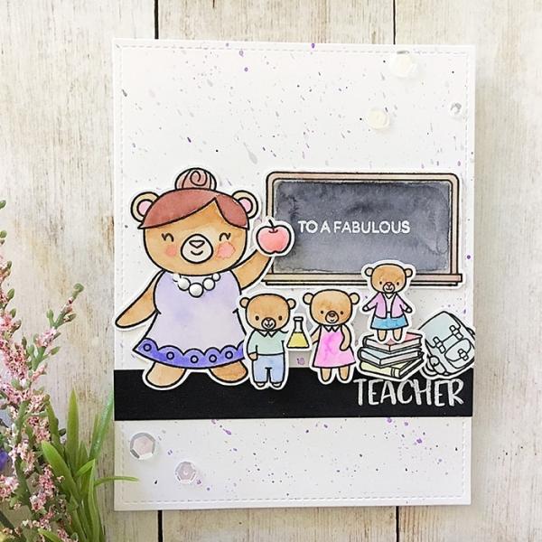 Heffy Doodle Teacher's Pet  Cutting Dies - Stanze