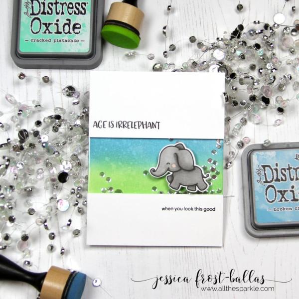 Heffy Doodle Elephant of Surprise  Cutting Dies - Stanze