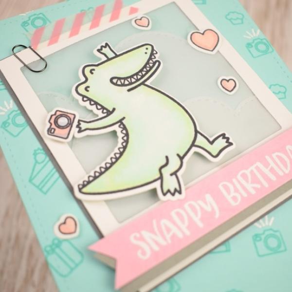 Heffy Doodle Happy Snappy Crocs  Cutting Dies - Stanze