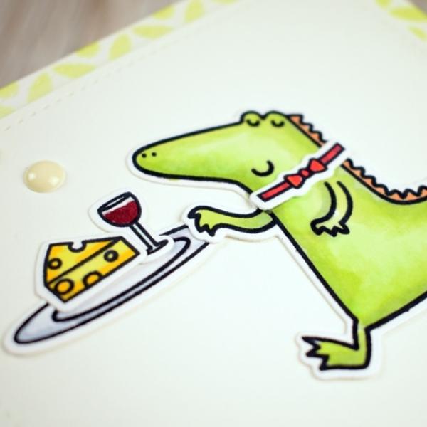 Heffy Doodle Happy Snappy Crocs  Cutting Dies - Stanze