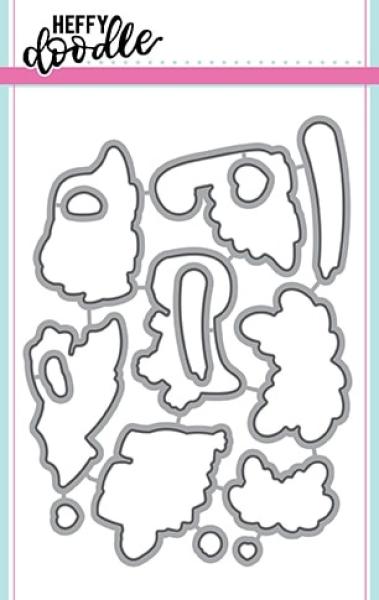 Heffy Doodle Dino Time  Cutting Dies - Stanze