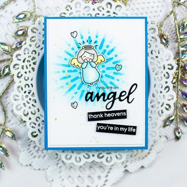 Heffy Doodle Simply Radiant  Stencil - Schablone