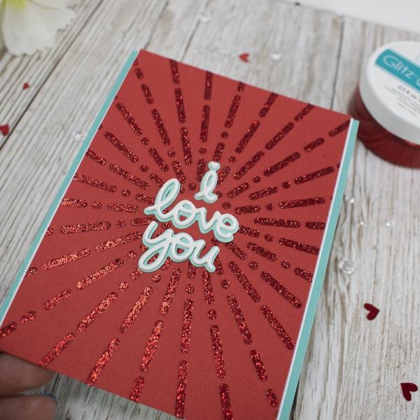 Heffy Doodle Simply Radiant  Stencil - Schablone