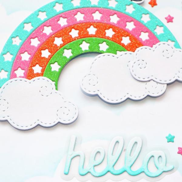 Heffy Doodle Starry Rainbow  Cutting Dies - Stanze  