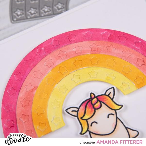 Heffy Doodle Starry Rainbow  Cutting Dies - Stanze  