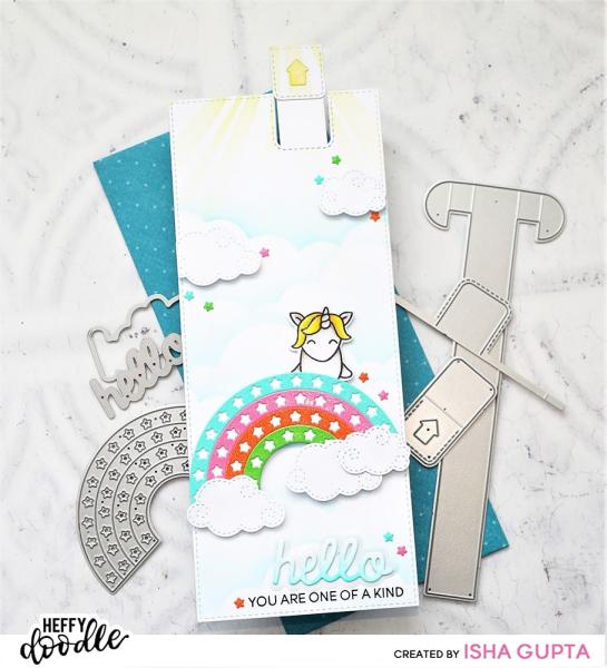 Heffy Doodle Starry Rainbow  Cutting Dies - Stanze  