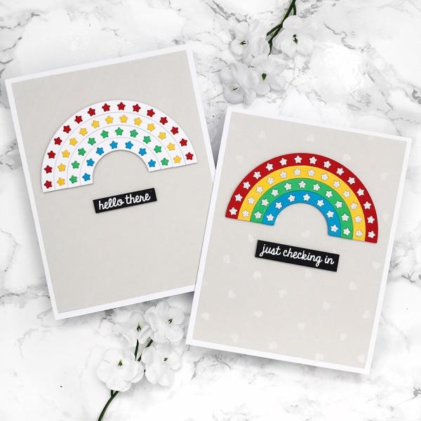 Heffy Doodle Starry Rainbow  Cutting Dies - Stanze  