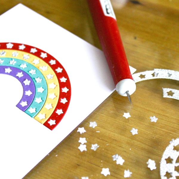 Heffy Doodle Starry Rainbow  Cutting Dies - Stanze  