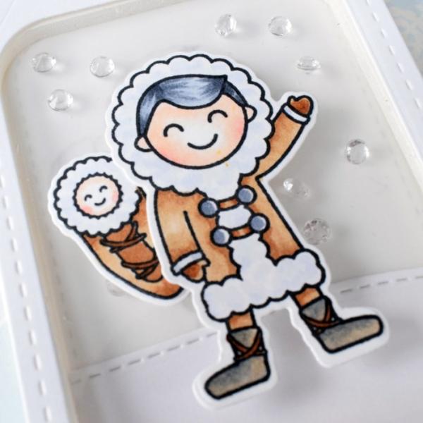 Heffy Doodle Warm Hugs  Cutting Dies - Stanze