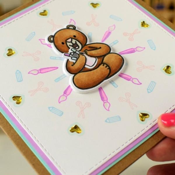 Heffy Doodle Unbearable Without You  Cutting Dies - Stanze