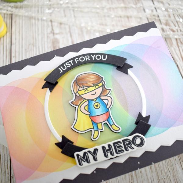 Heffy Doodle  Roundabout Sentiments   Clear Stamps - Stempel 