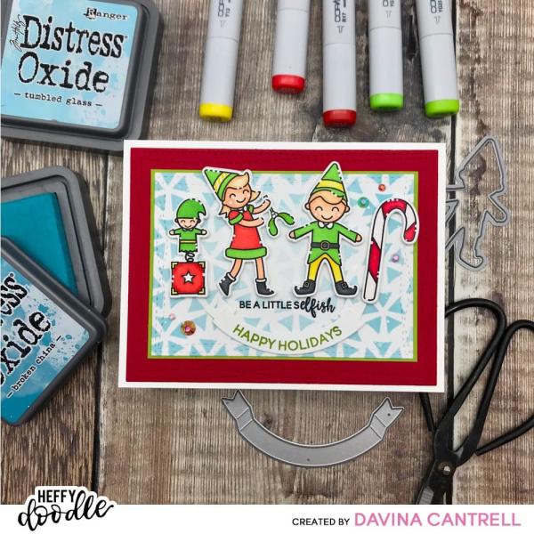 Heffy Doodle  Roundabout Sentiments   Clear Stamps - Stempel 