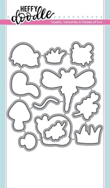 Heffy Doodle Big Bug Hugs  Cutting Dies - Stanze