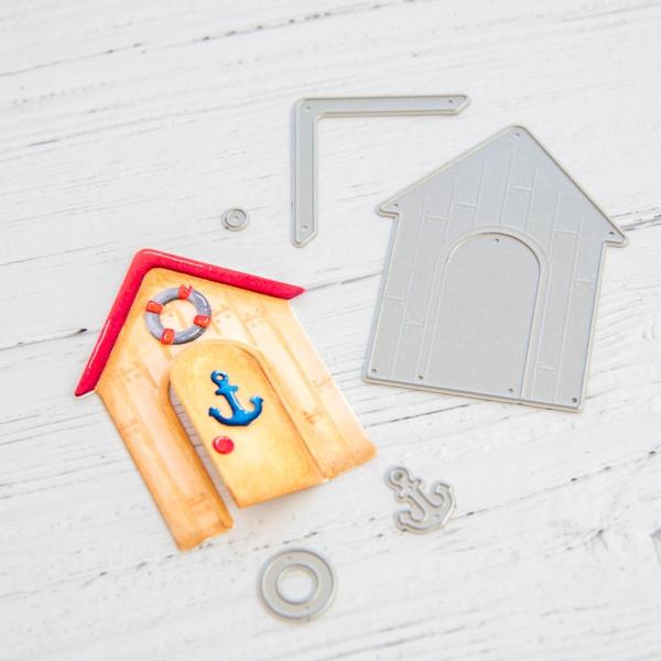 Heffy Doodle Build A Cabin  Cutting Dies - Stanze  
