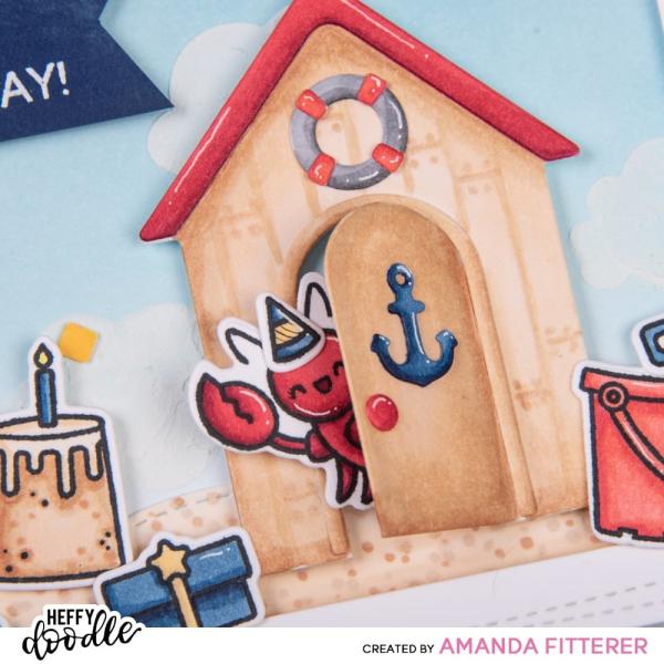 Heffy Doodle Build A Cabin  Cutting Dies - Stanze  