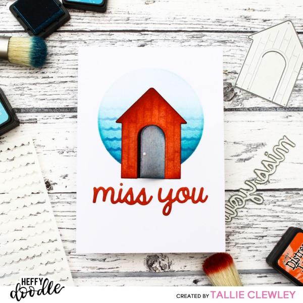 Heffy Doodle Build A Cabin  Cutting Dies - Stanze  