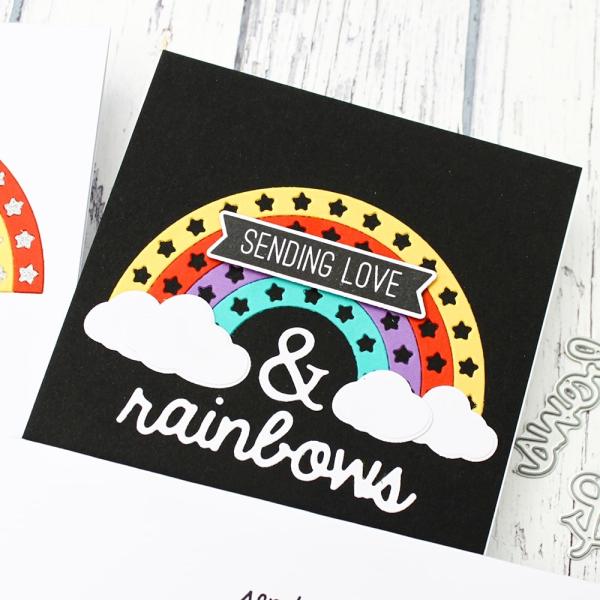 Heffy Doodle Bold Banner  Cutting Dies - Stanze  