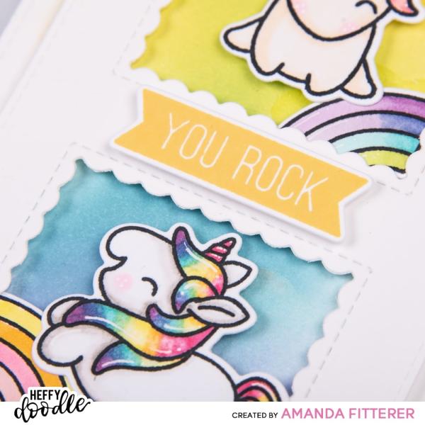 Heffy Doodle Bold Banner  Cutting Dies - Stanze  