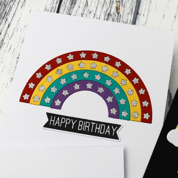 Heffy Doodle Bold Banner  Cutting Dies - Stanze  