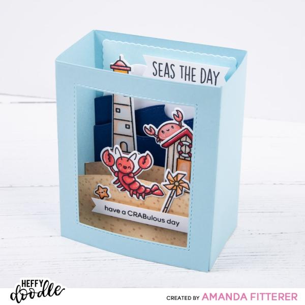 Heffy Doodle Big Shadow Box  Cutting Dies - Stanze  