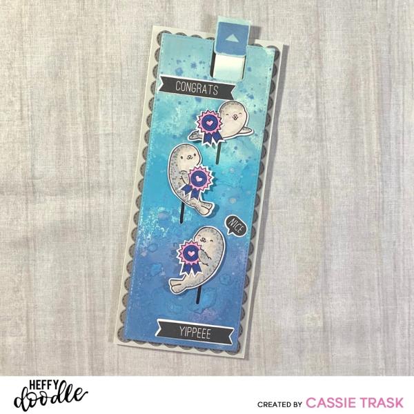 Heffy Doodle Slimline Pull Tab  Cutting Dies - Stanze  