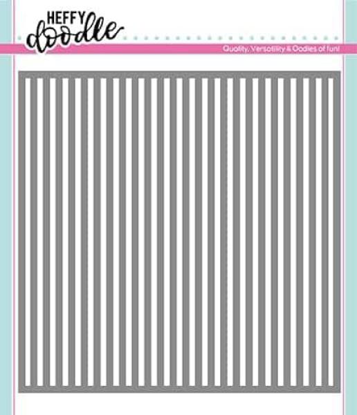 Heffy Doodle Pinstripe  Stencil - Schablone