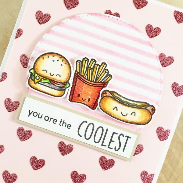Heffy Doodle Pinstripe  Stencil - Schablone