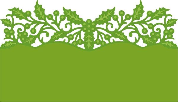 Crafters Companion - Vintage Christmas Enchanted Ivy Die  - Stanze