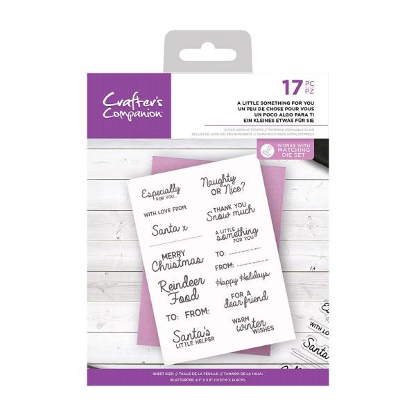 Crafters Companion - A Little Something For You  - Clear Stamps