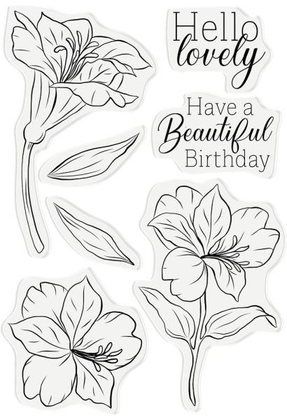 Crafters Companion - Hello Lovely - Clear Stamps