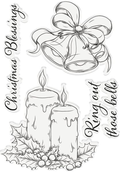 Crafters Companion - Christmas Blessings  - Clear Stamps