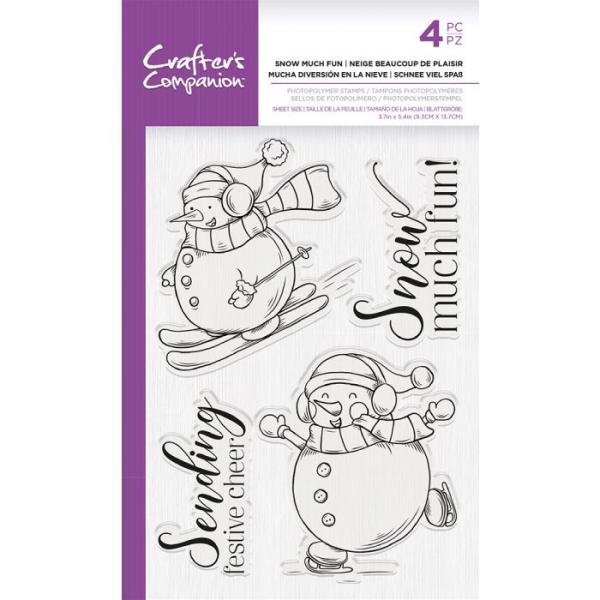 Crafters Companion - Snow Much Fun  - Clear Stamps