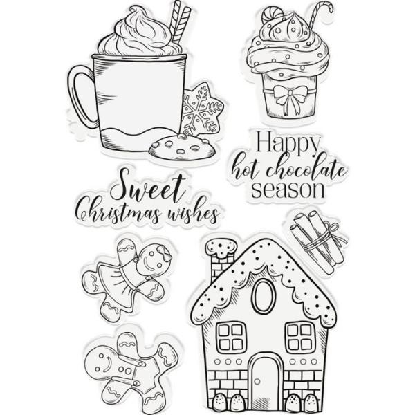 Crafters Companion - Sweet Christmas  - Clear Stamps