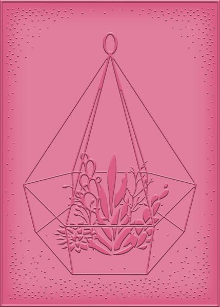 Crafters Companion -Sensational Succulents - Terrarium - Prägefolder